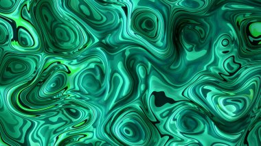 Sıradışı güzel doku yeşil, mavi. 3D Resim, 3d rende