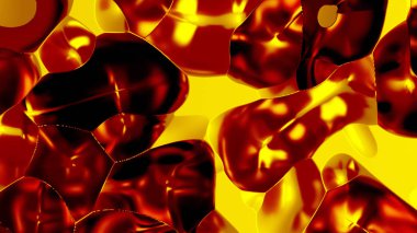 Lüks güzel altın doku. 3D Resim, 3d render.