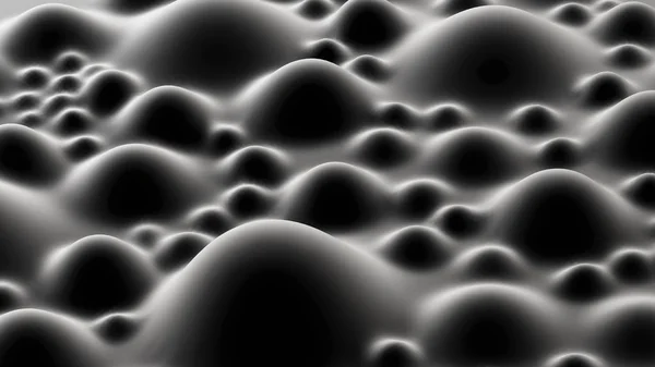 Fundo abstrato preto. Ilustração 3d, renderização 3d . — Fotografia de Stock