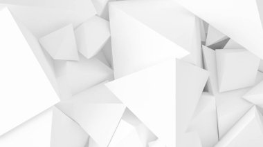 Beyaz arka plan. 3D Resim, 3d render.