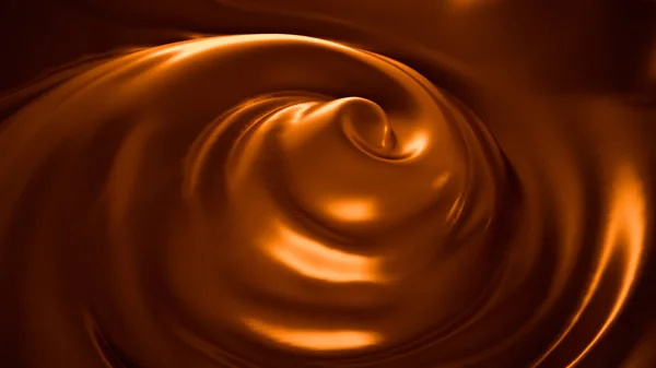 Tło słodkie, pyszne, Karmel, czekolada. ilustracja 3D — Zdjęcie stockowe