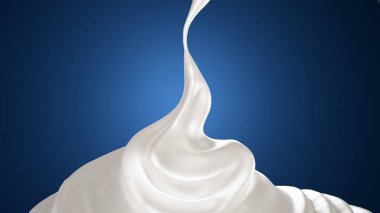 Mutfak, 3d resim, 3d render için tatlı arka plan.