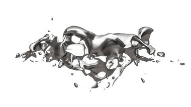 İzole giriş siyah bir arka plan. 3D çizim 3d render