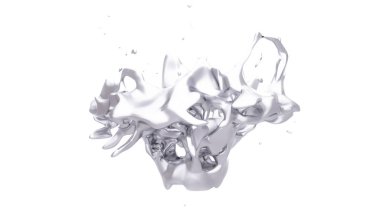 İzole giriş siyah bir arka plan. 3D çizim 3d render