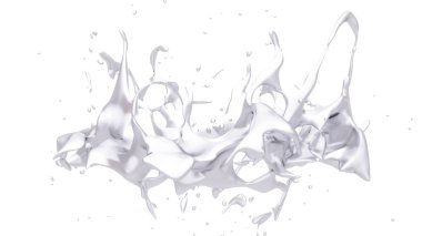 İzole giriş siyah bir arka plan. 3D çizim 3d render