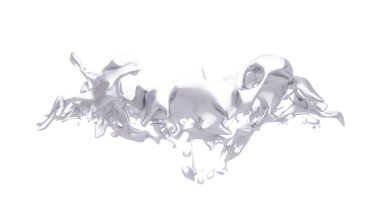 İzole giriş siyah bir arka plan. 3D çizim 3d render