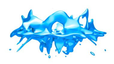 İzole giriş siyah bir arka plan. 3D çizim 3d render