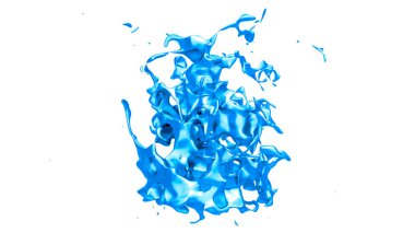 İzole giriş siyah bir arka plan. 3D çizim 3d render