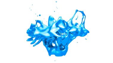 İzole giriş siyah bir arka plan. 3D çizim 3d render