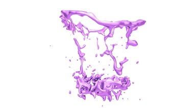 İzole giriş siyah bir arka plan. 3D çizim 3d render