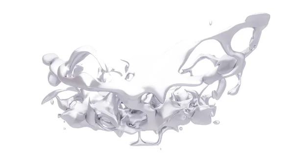 Izolované fleky na černém pozadí. 3D obrázek 3d vykreslení — Stock fotografie