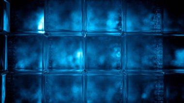 Arka plan buz küpleri ile buz. 3D Resim, 3d render.