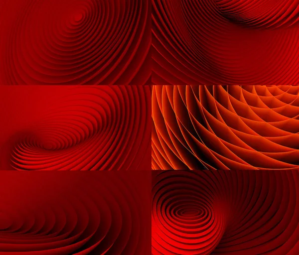 Набор красных фонов. 3d иллюстрация 3d рендеринг — стоковое фото