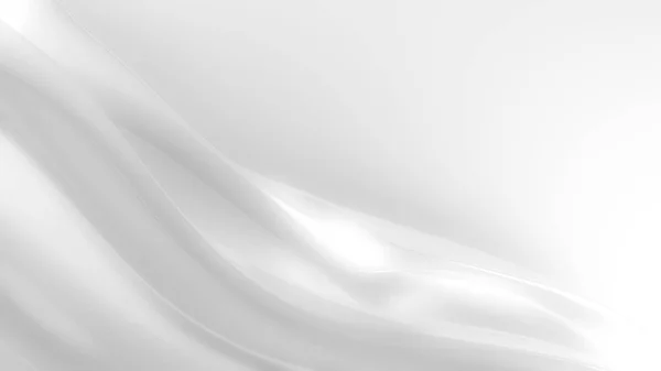 Perdelik ve ipek kıvrımları ile güzel arka plan. 3D illustra — Stok fotoğraf