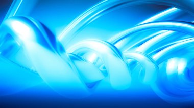 Güzel azure, üç boyutlu düz arka plan ile sh