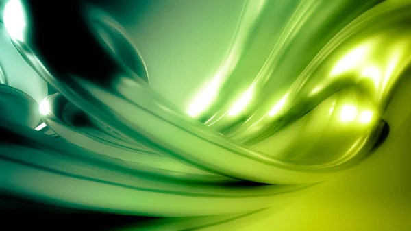 Bellissimo sfondo verde senza cuciture con forma tridimensionale — Foto Stock
