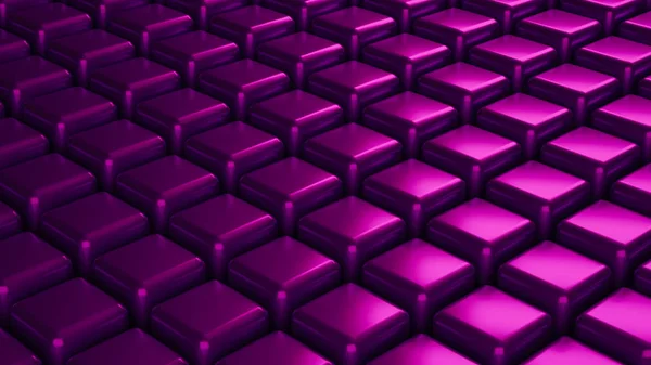 Dark background with pink cubes, 3d illustration, 3d rendering. — Stock Photo, Image