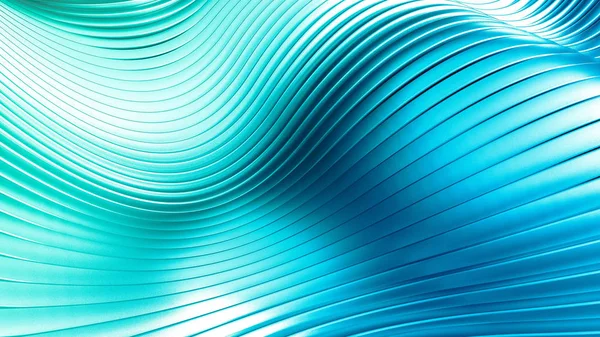 Błękitne piękne kolorowe tła 3d z wygładzonymi liniami i — Zdjęcie stockowe