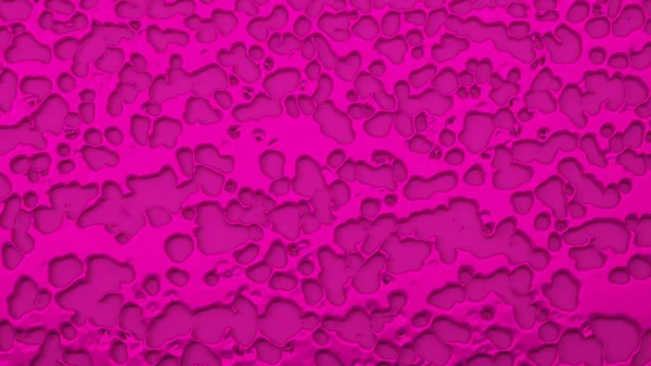 粉红色的抽象的三维背景与流动流体的 f — 图库照片