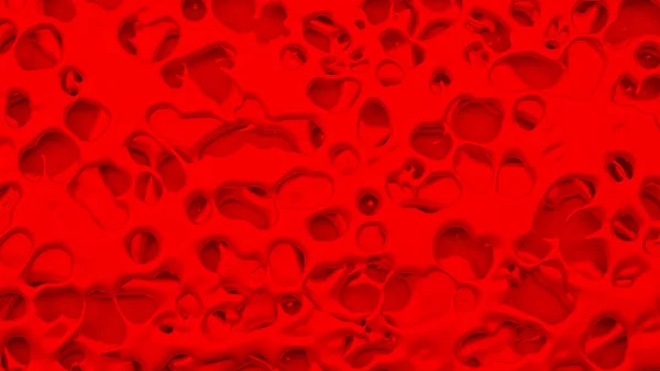 Czerwony Abstrakcja, trójwymiarowe tło z przepływające płyn fl — Zdjęcie stockowe