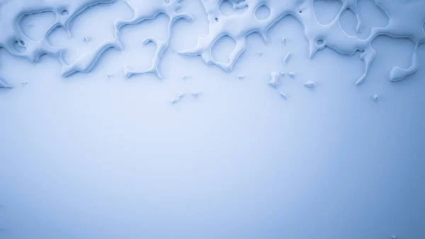 Blue abstract, three-dimensional background with flowing fluid f — Stock Photo, Image
