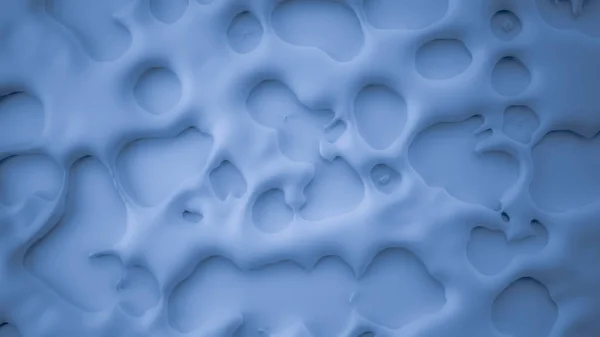 Akan sıvı f ile mavi soyut, üç boyutlu arka plan — Stok fotoğraf