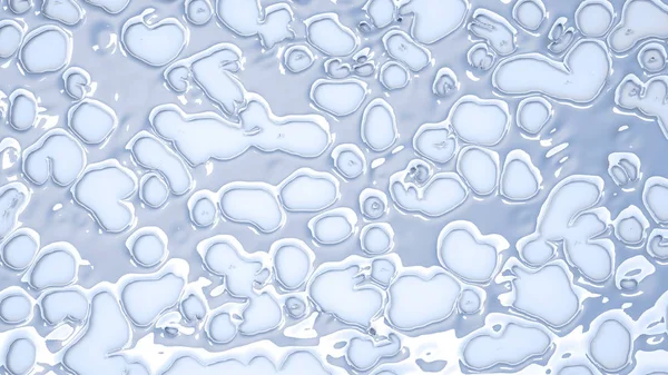 Cinza abstrato, fundo tridimensional com fluido fluente f — Fotografia de Stock