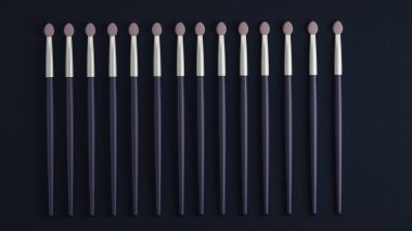 Aplikatör kozmetikler için. 3D Illustrator, 3d render.