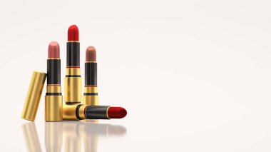 Beyaz bir arka plan ruj. Tüp, şişe, Stil, makyaj,