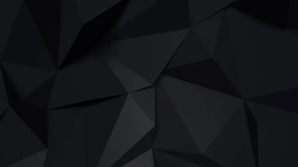 Stylowe czarne tło z abstrakcyjnymi kształtami. ilustracja 3D, — Zdjęcie stockowe