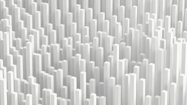 Weißer abstrakter Hintergrund mit Würfelformen. 3D Illustration, 3d — Stockfoto
