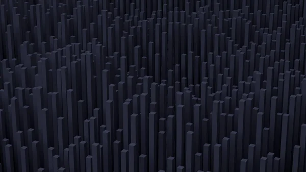 Черный абстрактный фон с кубическими формами. 3d иллюстрация, 3d — стоковое фото