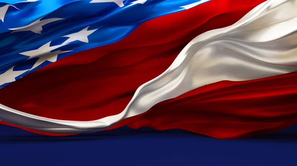 Achtergrond met Usa vlag — Stockfoto