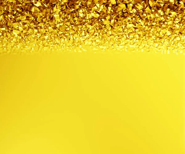 Beautiful glamor gold background with sparkles — Stock Photo, Image