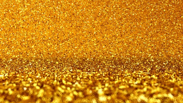 Luxury gold background with sparkles and defocused