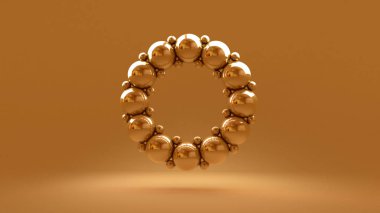 Arka plan ile altın top