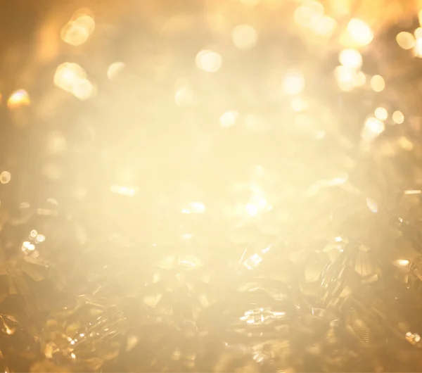 Fundo dourado com flares — Fotografia de Stock