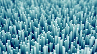 Gelecekçi teknoloji geçmişi. 3d illüstrasyon, 3d canlandırma.