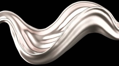 Gizemli, mistik, lüks altın serpintisi. 3d illüstrasyon, 3d canlandırma.