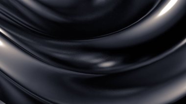 Pliseli, kumaşlı ve kıvrımlı lükslü gri bir arka plan. 3D hasta