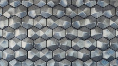 Endüstriyel geometrik grunge arka planında taş dokusu var. 3d il