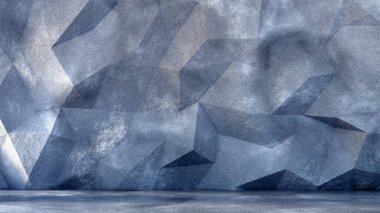 Taş ve beton dokuma ile endüstriyel grunge iç stüdyo