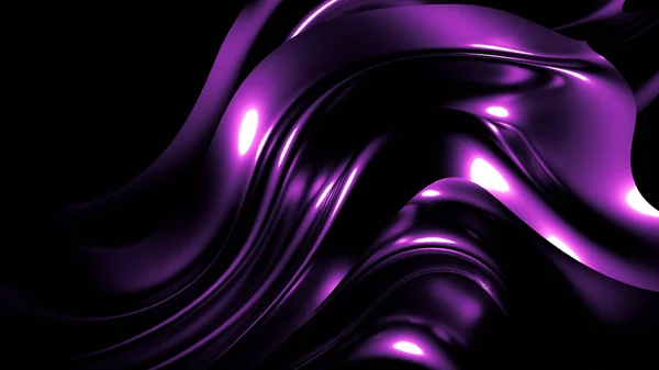 雅致的紫色深色背景，有褶皱、油渍和色泽 — 图库照片