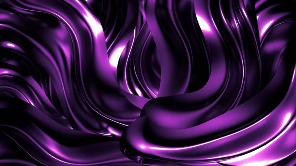 Elegant stylish purple dark background with pleats, Drapes and s — Stock Photo, Image