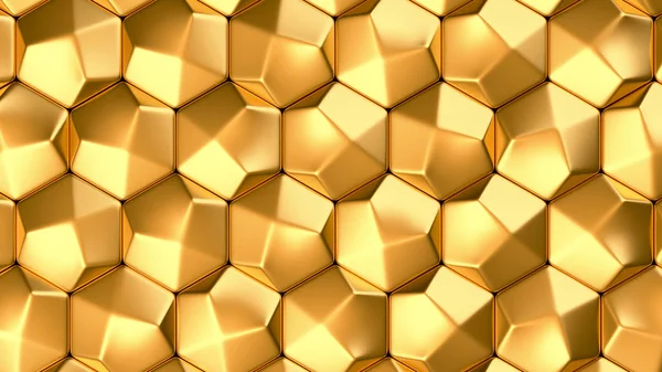 Arany fém háttér textúra. 3D illusztráció, 3D-s renderelés. — Stock Fotó