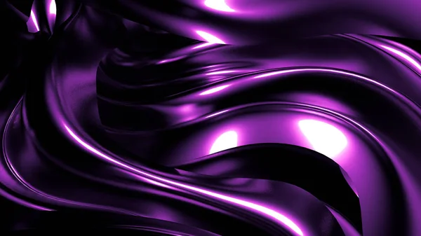 Elegant stylish purple dark background with pleats, Drapes and s — Stock Photo, Image