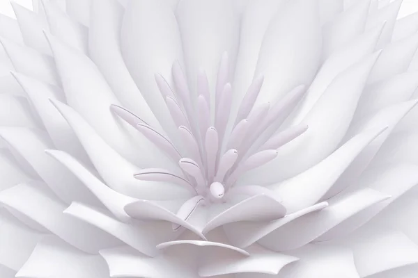 Hermoso fondo con flores. Ilustración 3d, representación 3d —  Fotos de Stock
