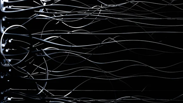 Soyut siyah arkaplan. 3d illüstrasyon, 3d canlandırma.