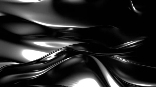 漂亮的黑色背景，有褶皱、葡萄和漩涡 — 图库照片
