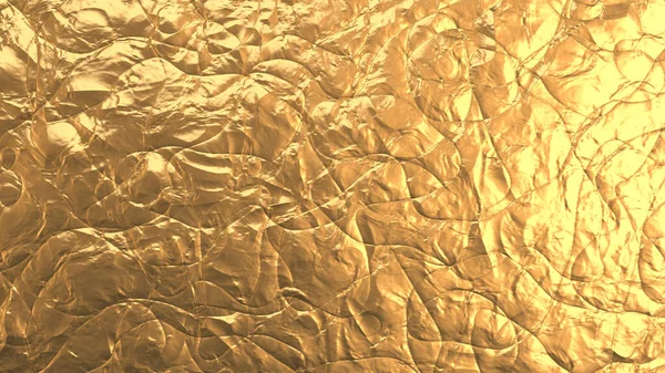 Sfondo texture oro. Illustrazione 3d, rendering 3d . — Foto Stock